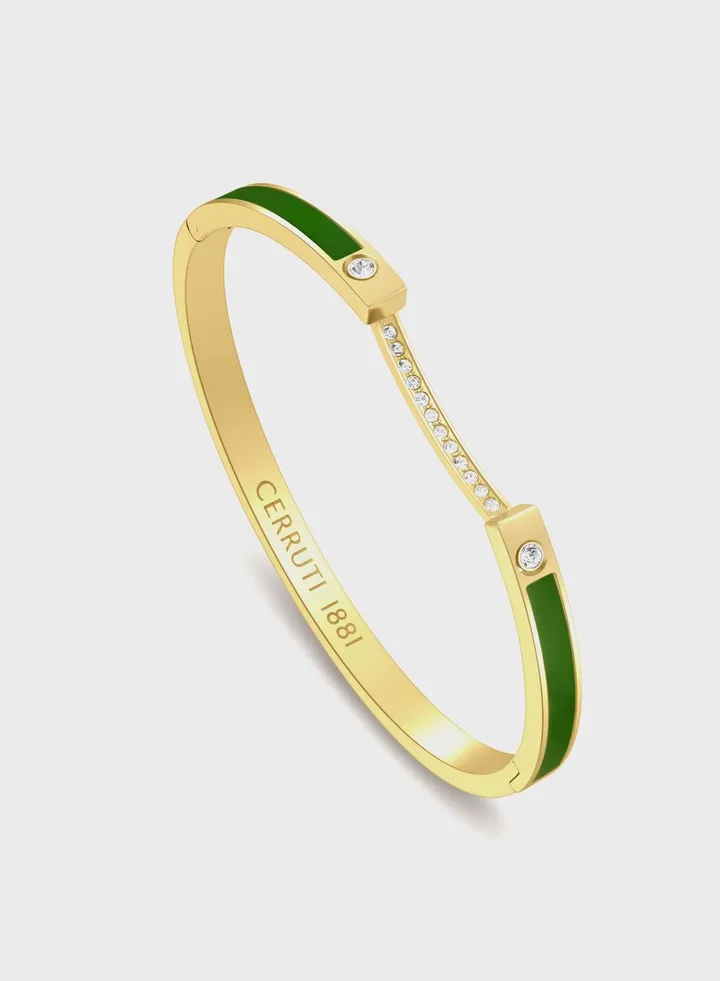 Monogram Detail Bangle