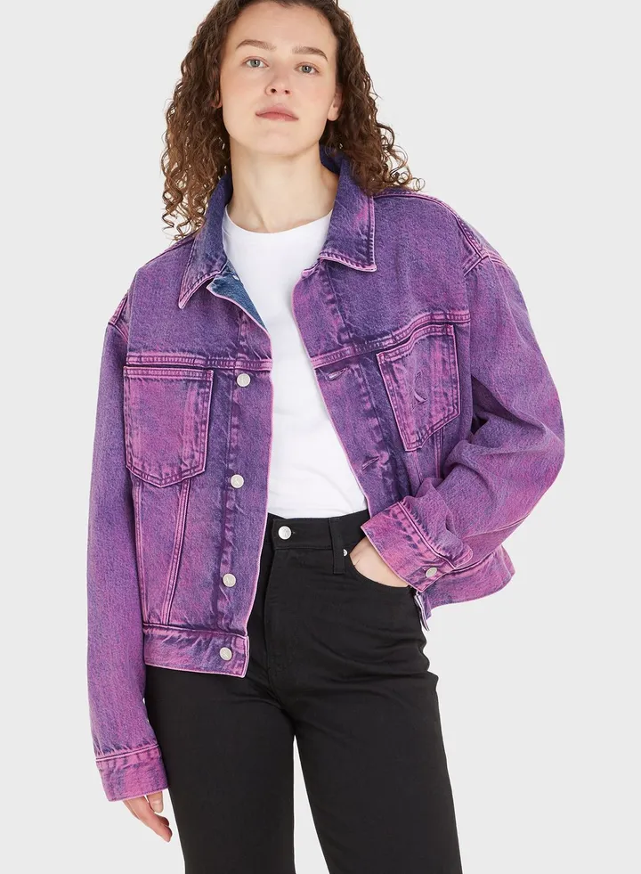 Pocket Detail Denim Jacket