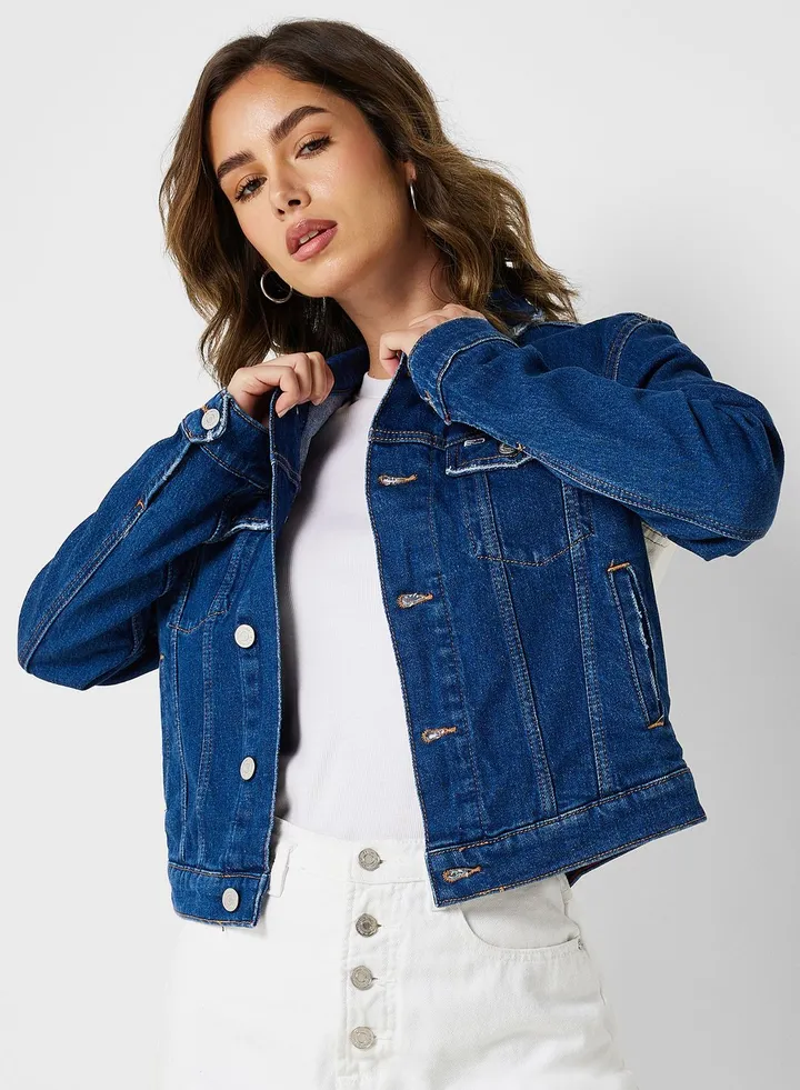 Pocket Detail Denim Jacket