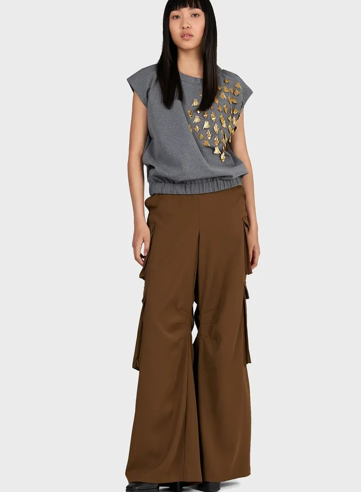 High Waist Wide Leg Pants
