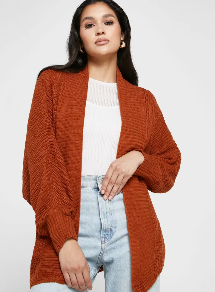 Balloon Sleeve Cardigan