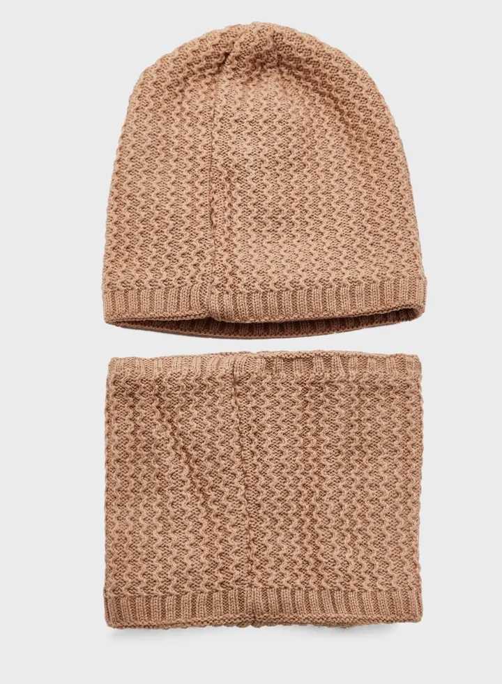 Winter Beanie & Scarf Set
