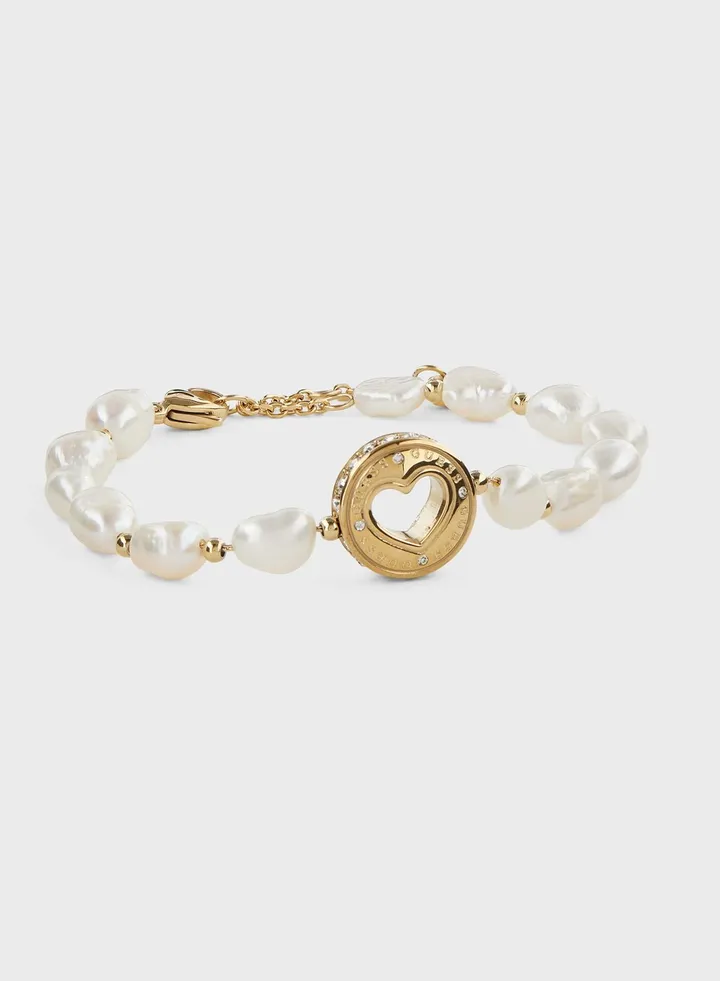 Pearl Heart Bracelet