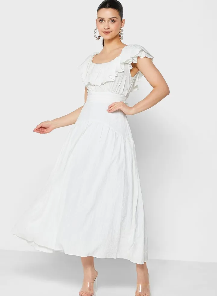 Ruffle Detail Dress