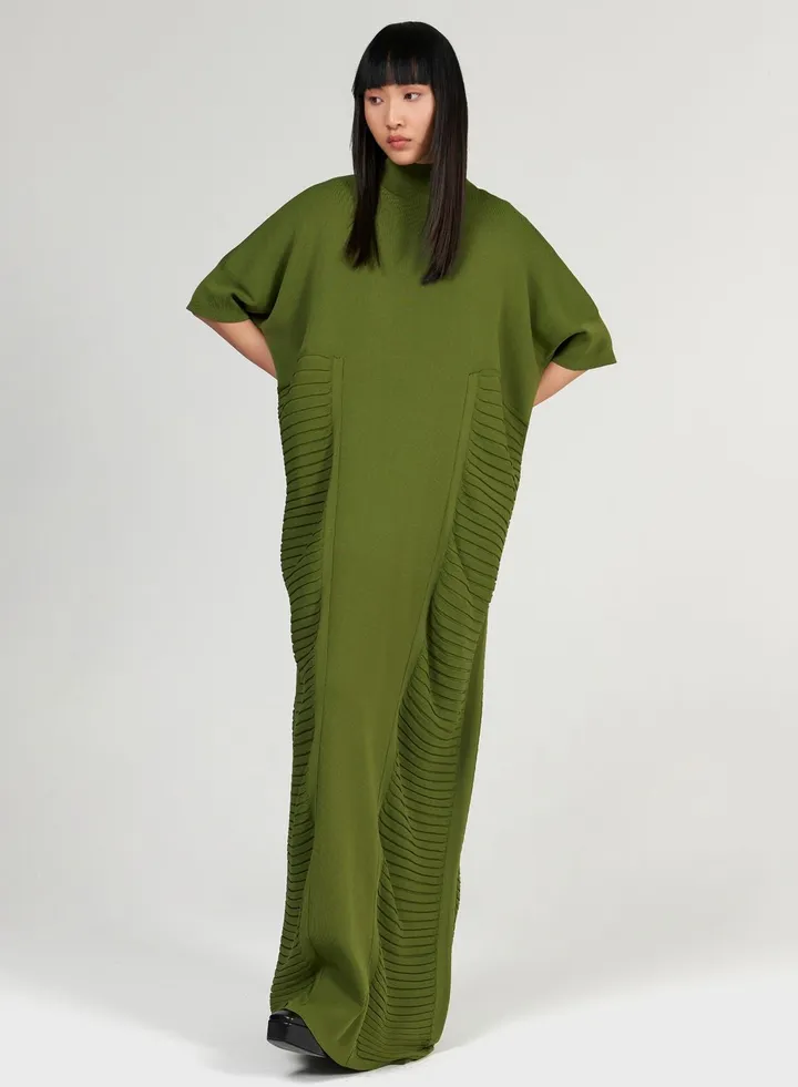 Embossed Knitted Kaftan
