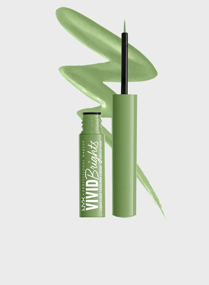 Vivid Brights Colored Liquid Eyeliner - Ghosted Green
