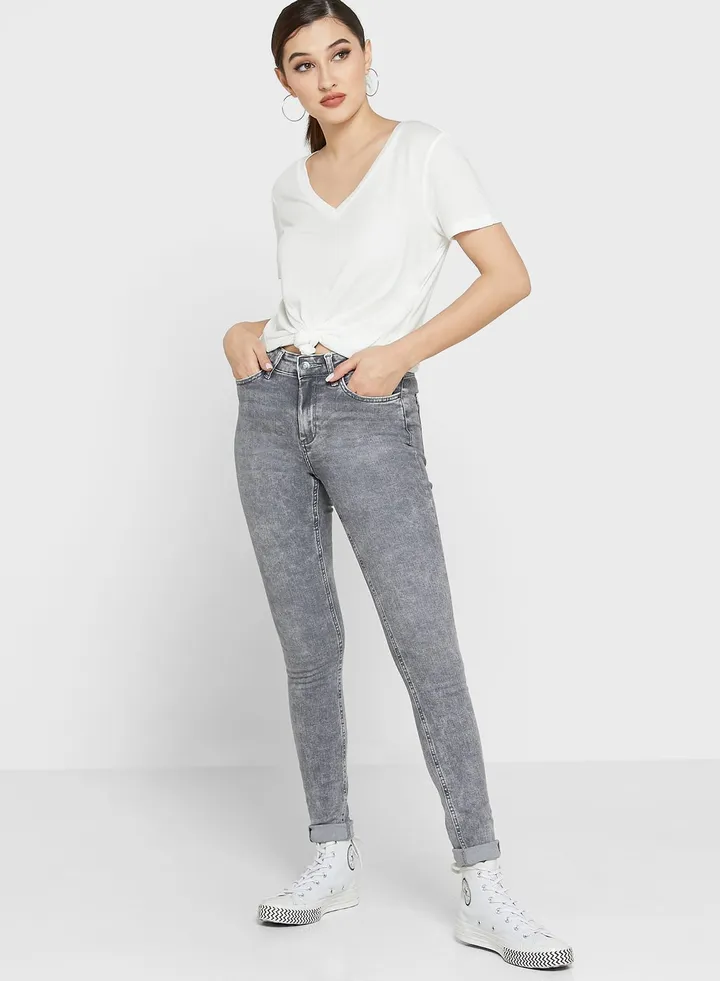 Cotton Stretched Skinny Jeans