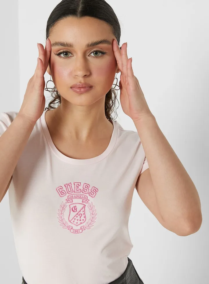 Crew Neck Graphic T-Shirt