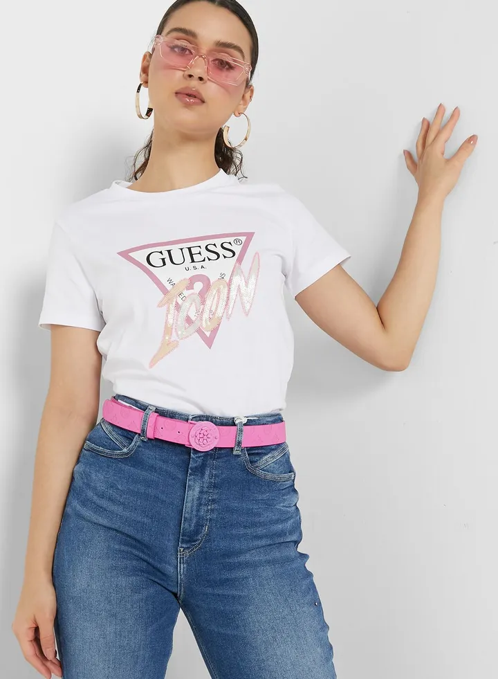 Crew Neck Graphic T-Shirt