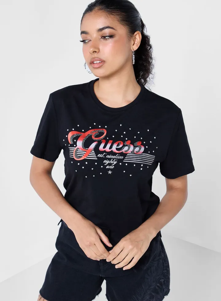 Crew Neck Logo T-Shirt
