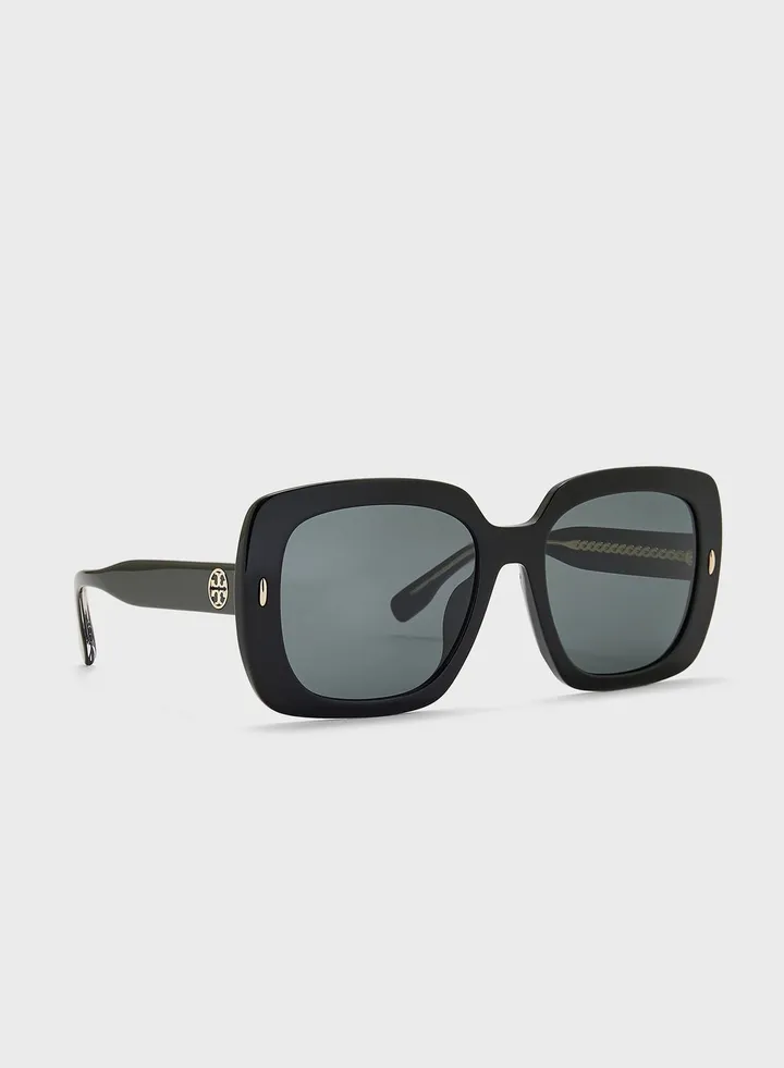 0Ty7193U Oversized Sunglasses