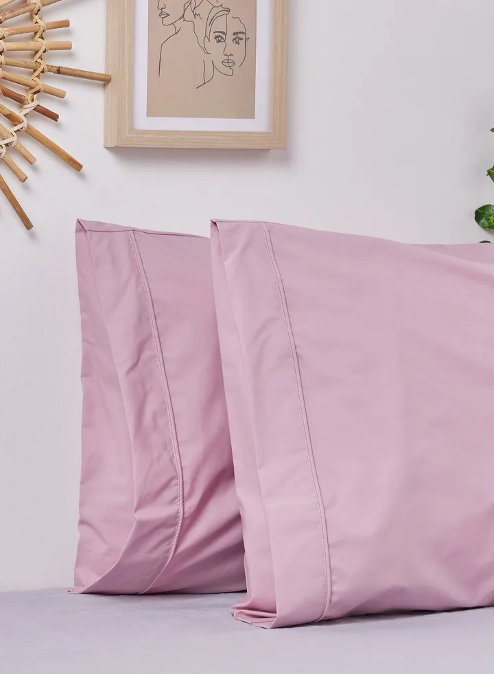 Set Of 2 Egyptian Cotton Pillowcases