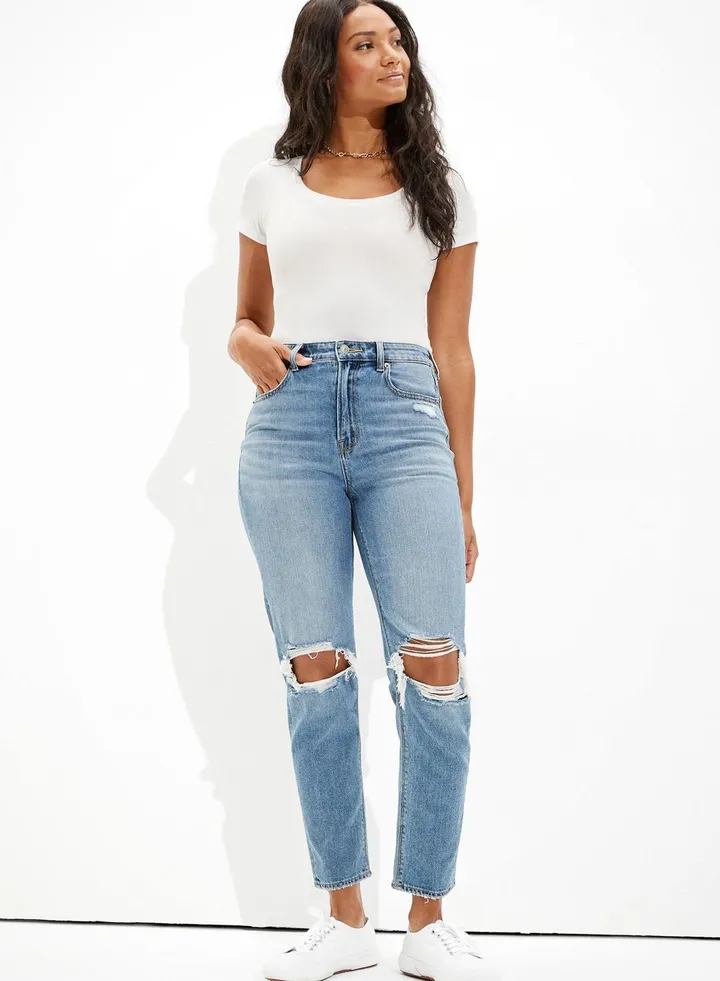 Ripped Mom Jeans