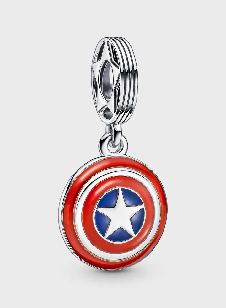 Marvel The Avengers Captain America Shield Charm