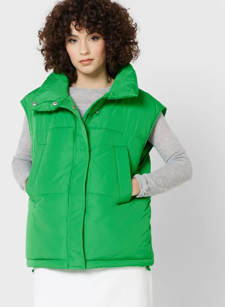 High Neck Puffer Coat