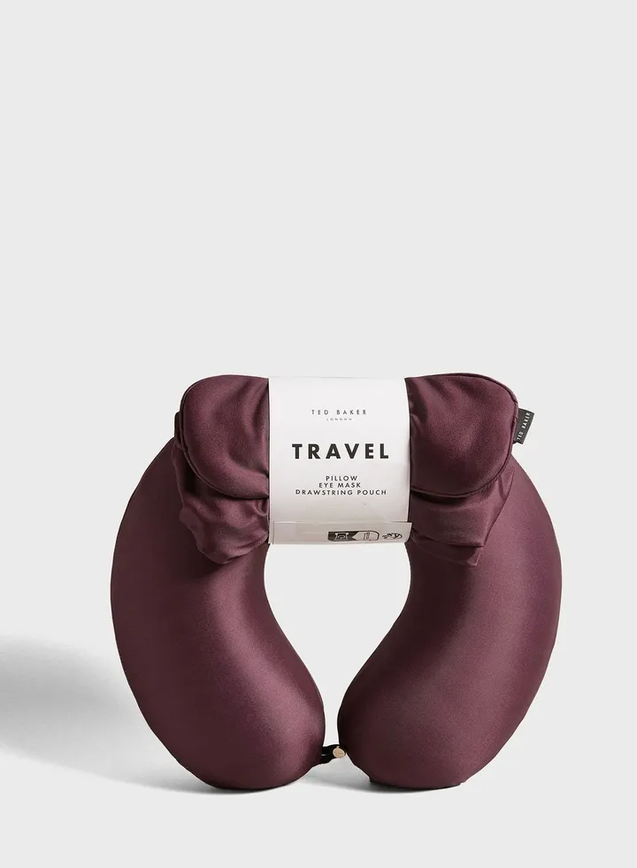 Kelley Travel Pillow And Eye Mask Set