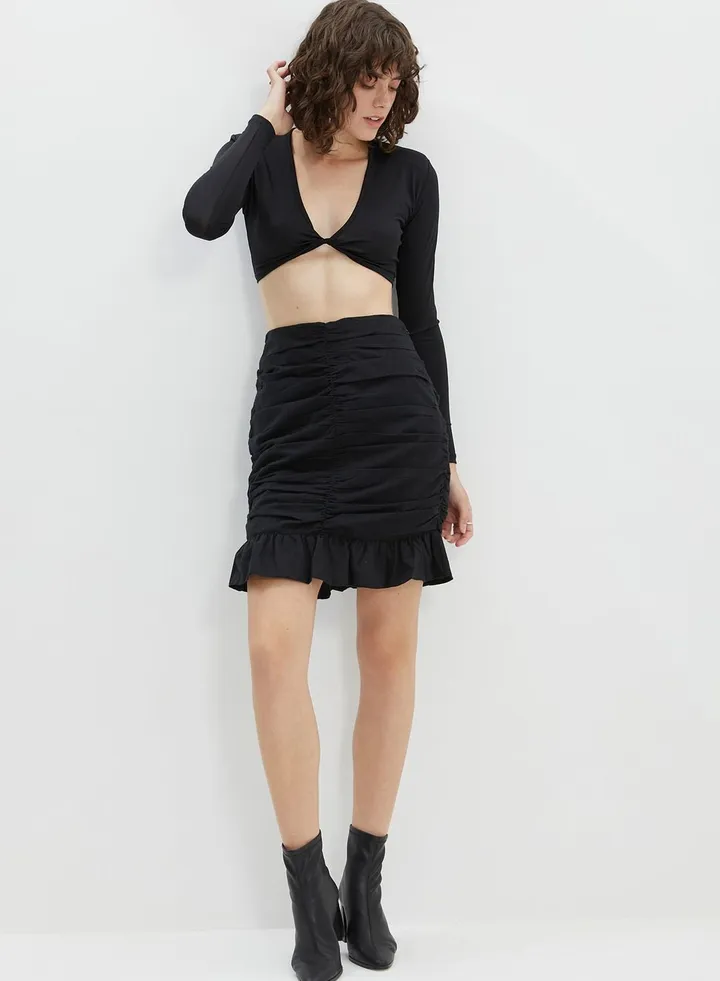 Knitted Mini Skirt