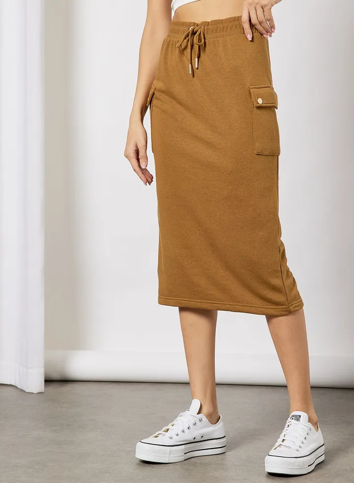 Slit Detail Skirt