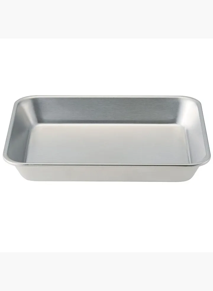 Stainless Steel Bat, W 21 x D 17 x H 3 cm, S, Silver