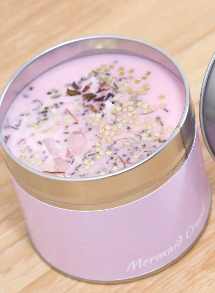 Mermaid Crush Pieces Tin Candle