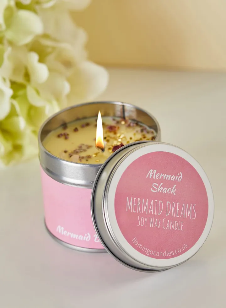 Mermaid Dreams Pieces Tin Candle