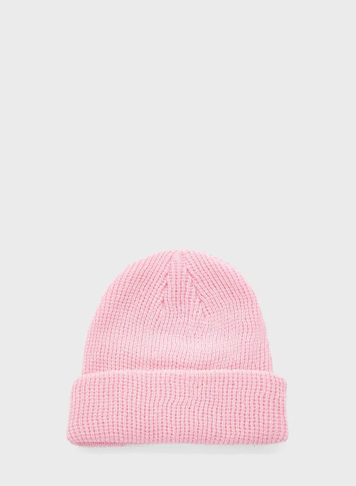 Turn Up Knitted Winter Beanie