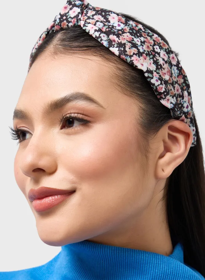 7 Pack Floral Headband,Scunchie & Claw Hair Clip