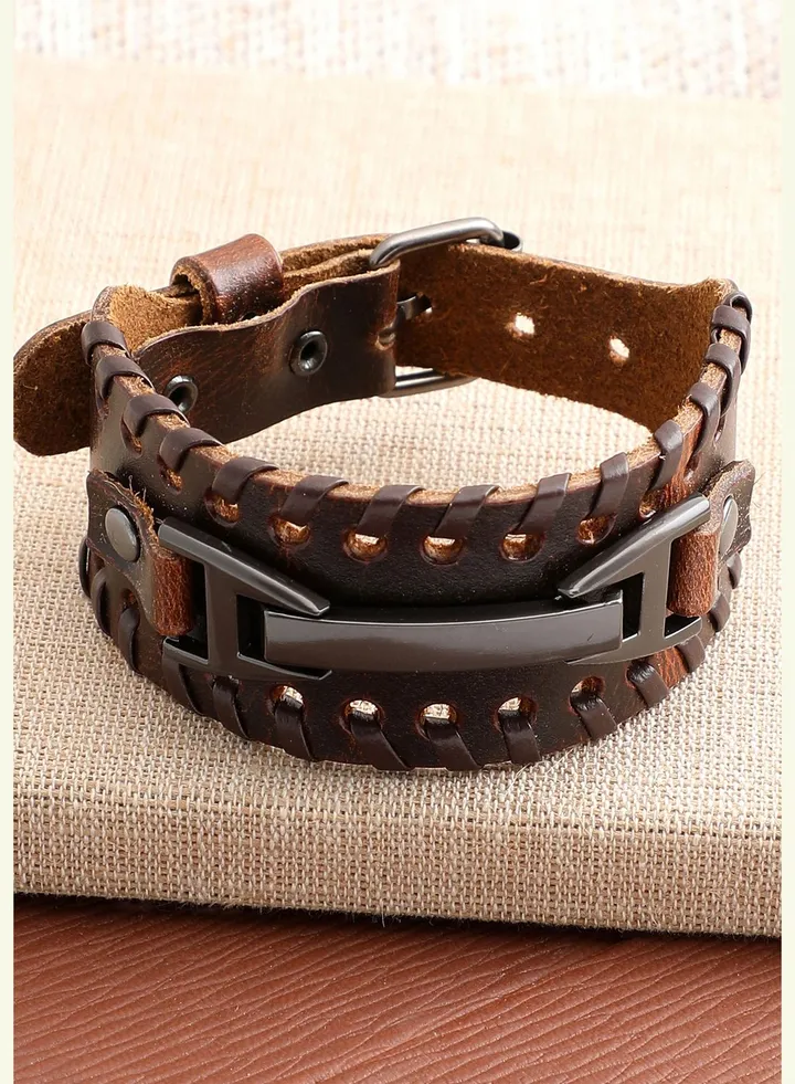Trendy Casual PU Leather Designer Bracelet For Women