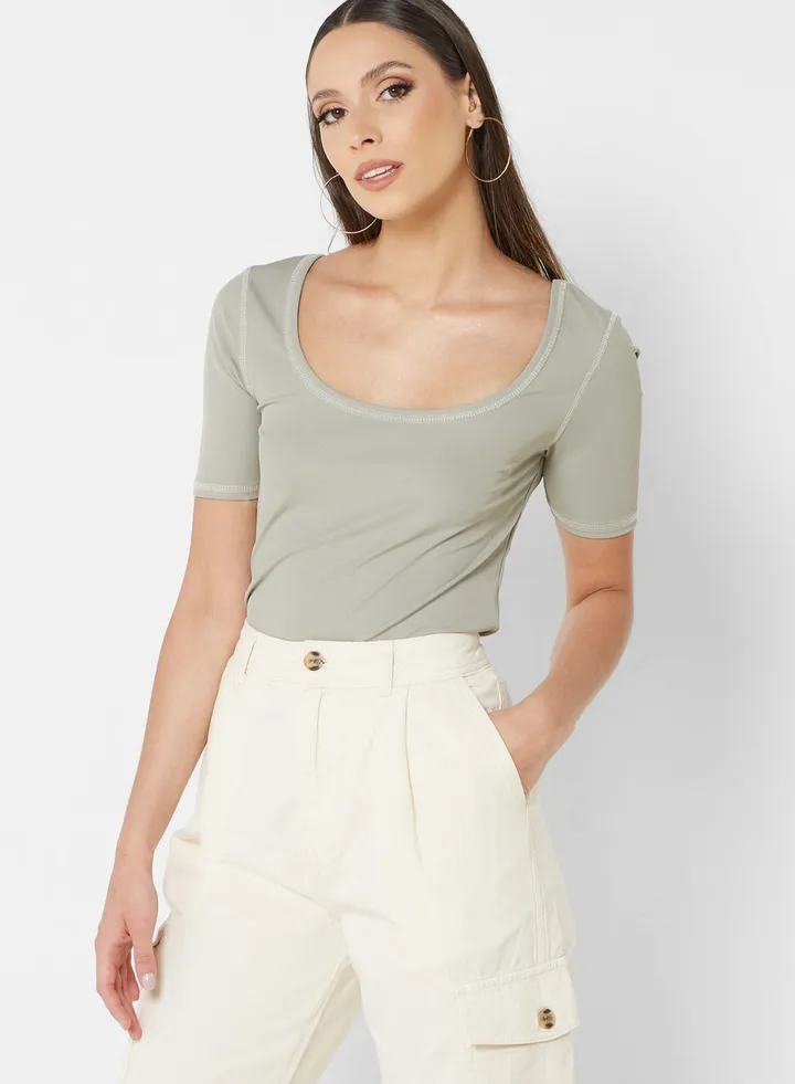 Scoop Neck T-Shirt