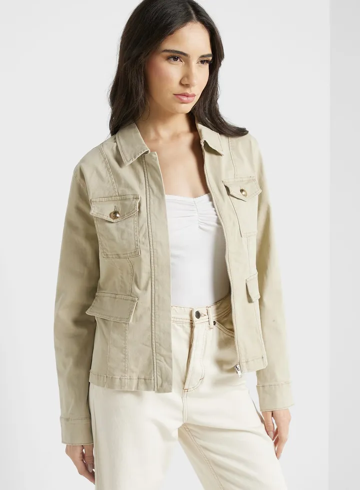 Pocket Detail Jacket