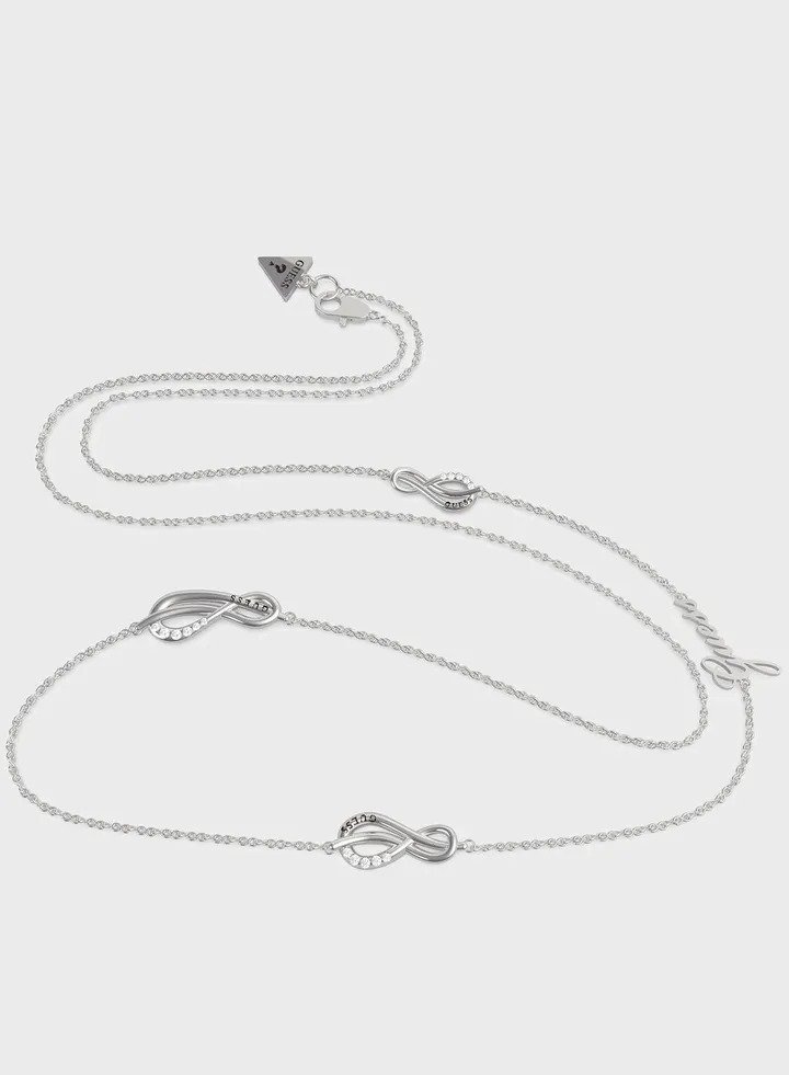 Pave Infinity Necklace