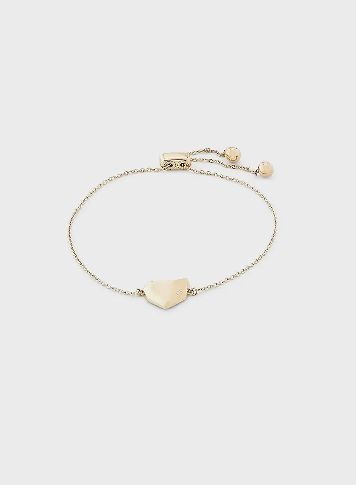 Ionic Thin Gold Plated 1 Steel Bracelet