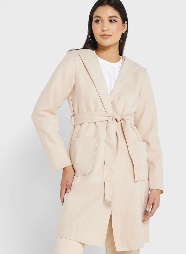 Longline Pocket Detail Coat