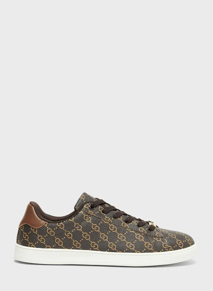 Low Top Printed Sneakers
