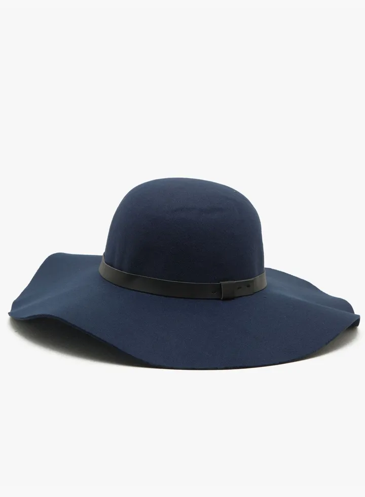 Faux Leather Detailed Hat