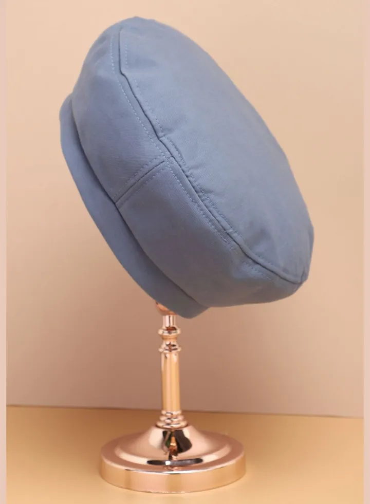 Casual Solid Beret Cap For Women