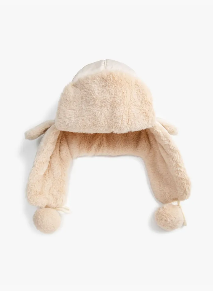 Pompom Detail Pilot Hat
