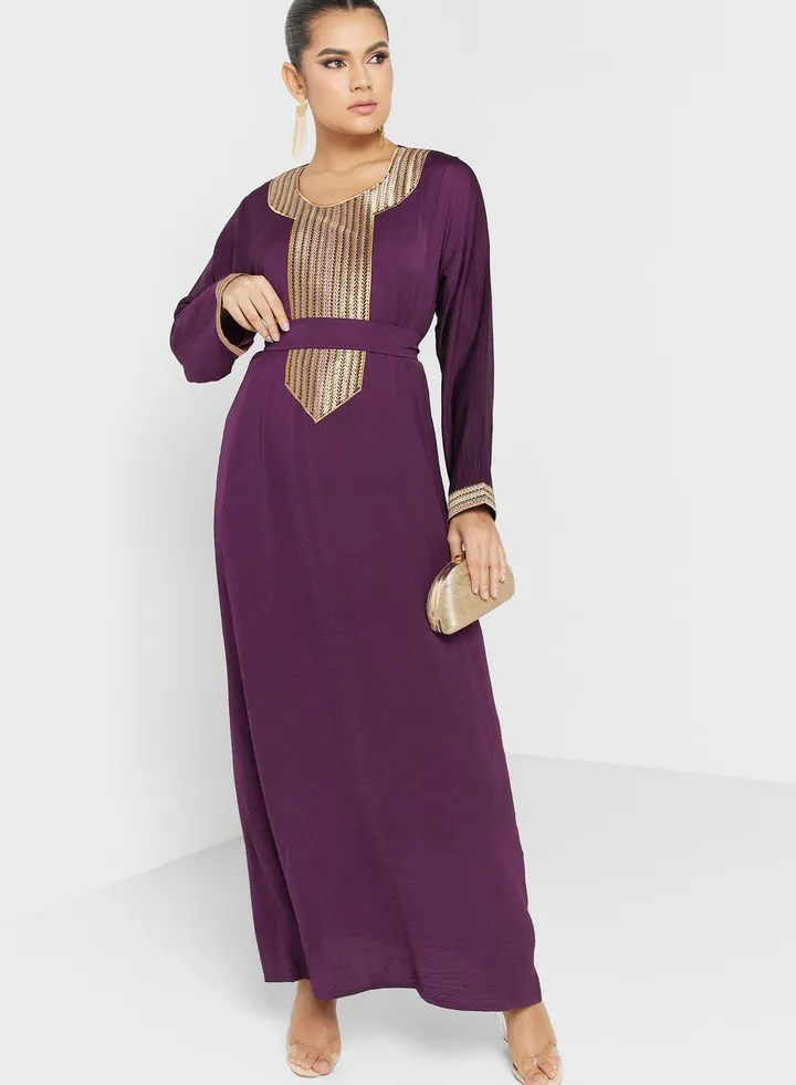 Embroidered Jalabiya