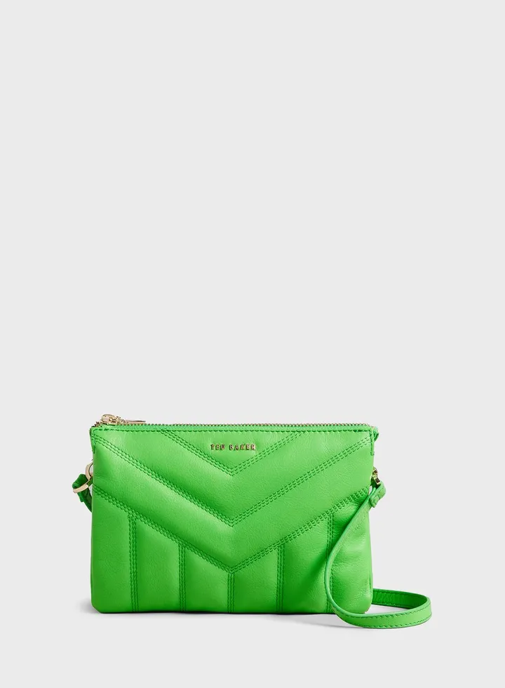 Ayasini Quilted Puffer Crossbody Bag