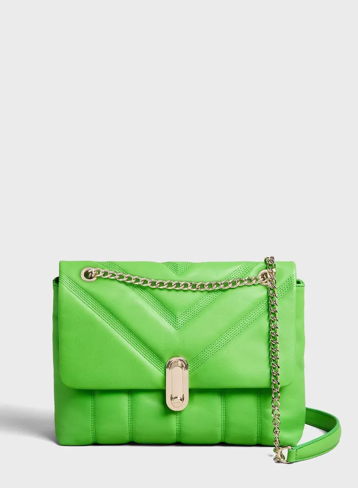 Ayahlin Quilted Puffer Medium Shoulder Bag