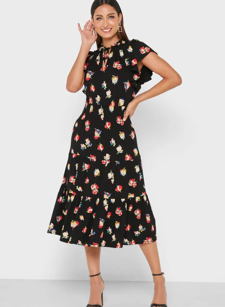 Floral Print Dress