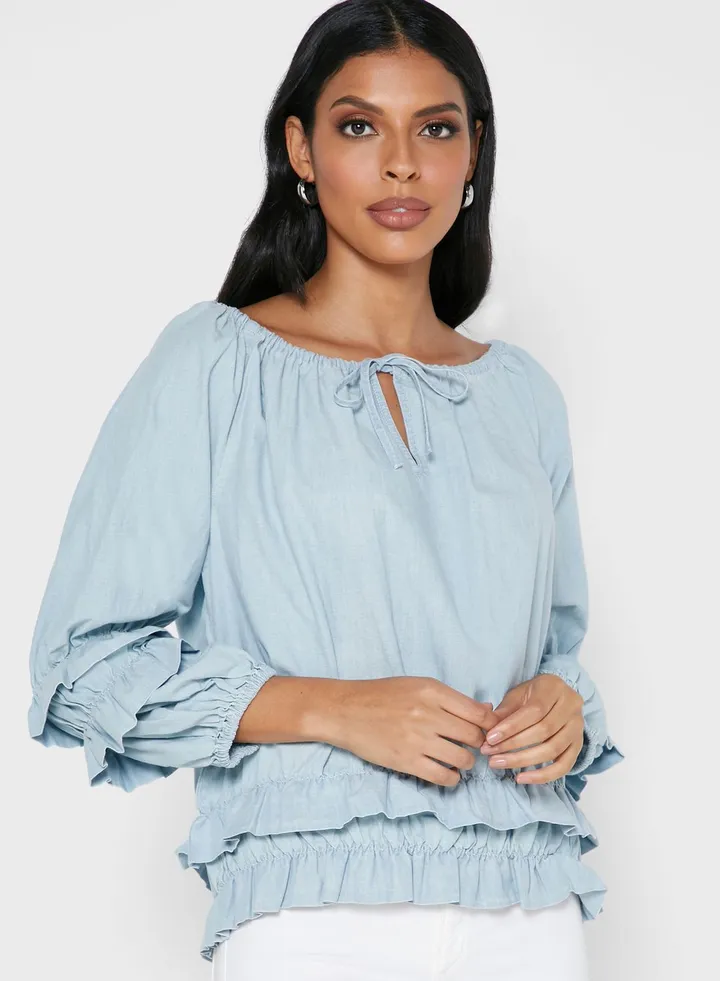 Layered Sleeve Top