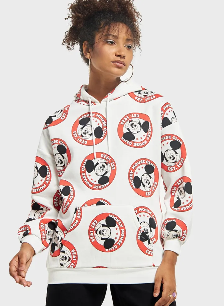 Mickey Mouse Knitted Hoodie