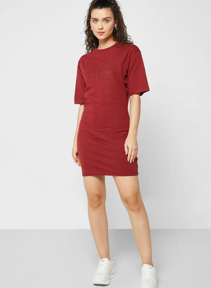 Logo Knitted Dress