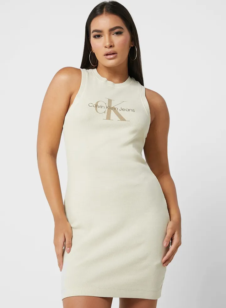 Logo Knitted Dress