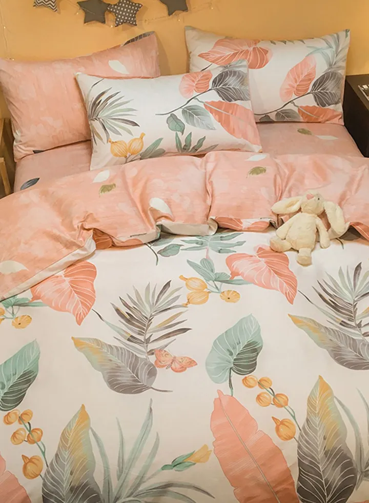 Printed King Bedding Set 200X230Cm