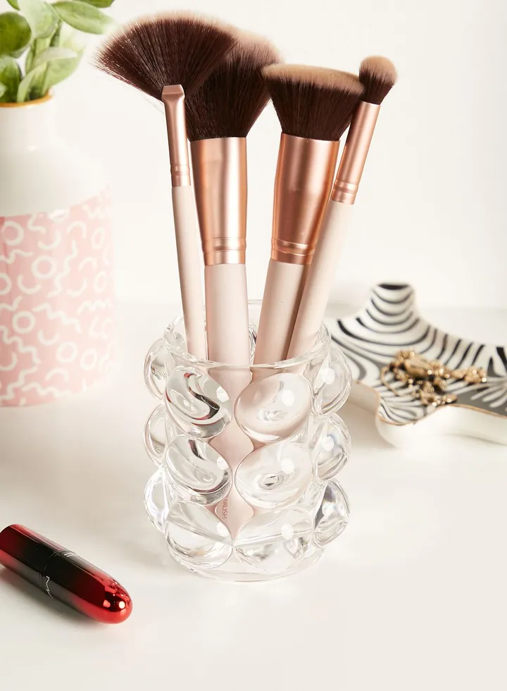 Clear Make Up Brush Holder