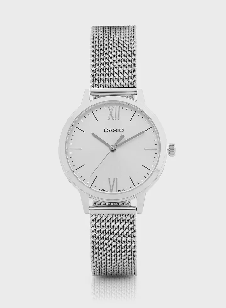 Steel Strap Analog Watch