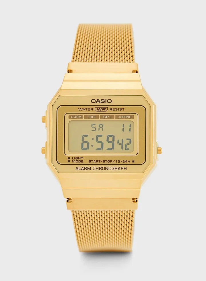 Steel Strap Digital Watch