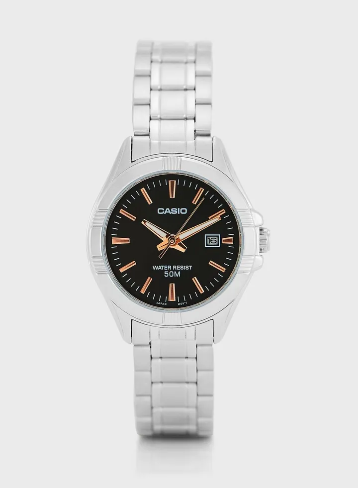 Steel Strap Analog Watch